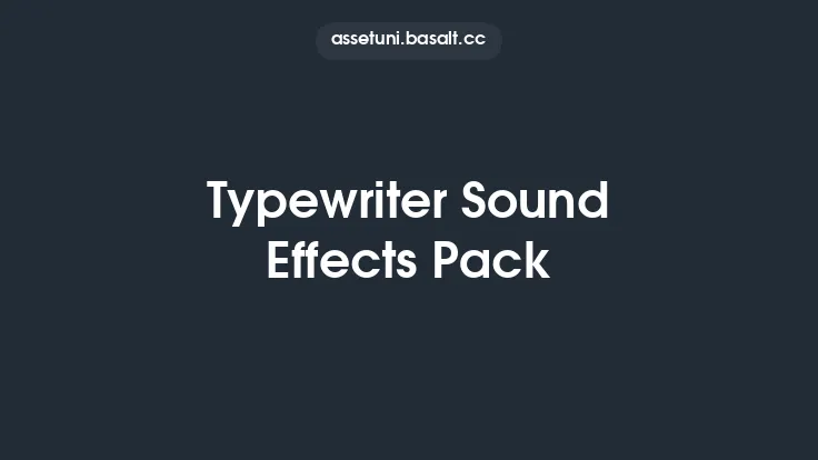 Typewriter Sound Effects Pack Thumbnail
