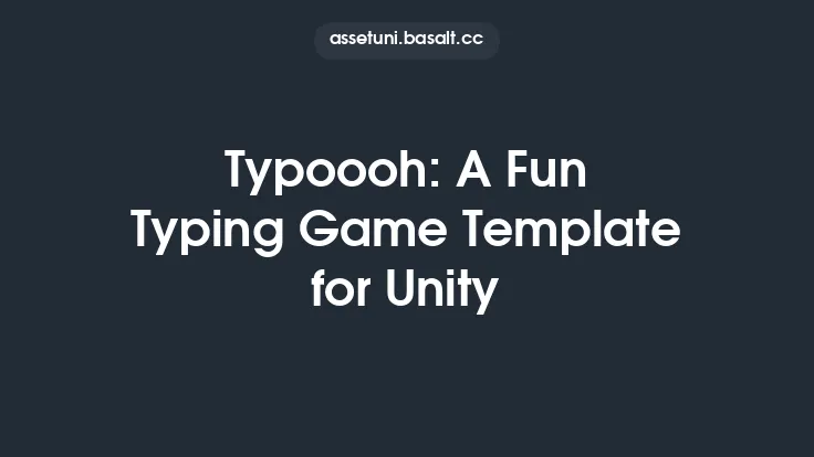 Typoooh: A Fun Typing Game Template for Unity Thumbnail