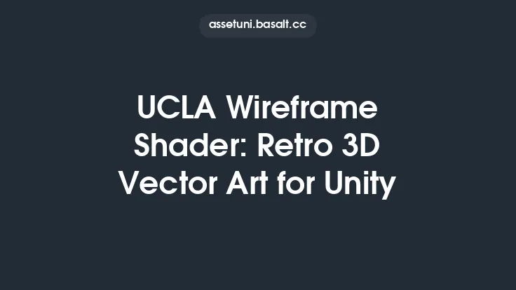 UCLA Wireframe Shader: Retro 3D Vector Art for Unity Thumbnail