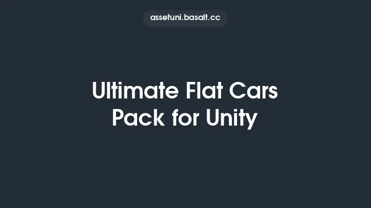Ultimate Flat Cars Pack for Unity Thumbnail