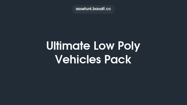 Ultimate Low Poly Vehicles Pack Thumbnail
