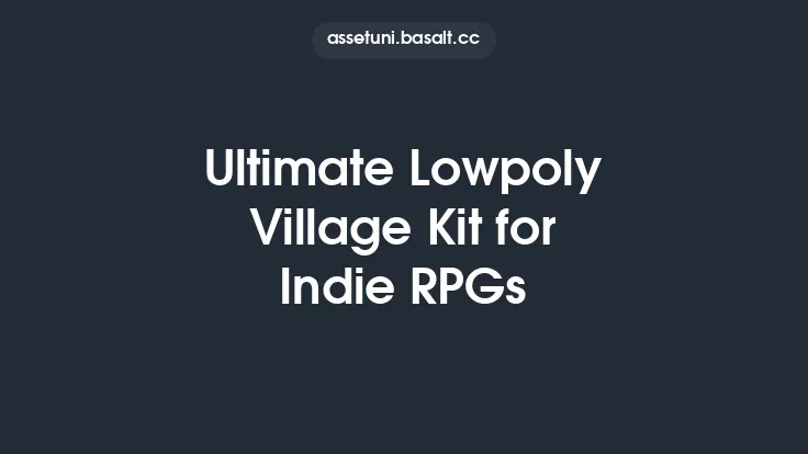 Ultimate Lowpoly Village Kit for Indie RPGs Thumbnail