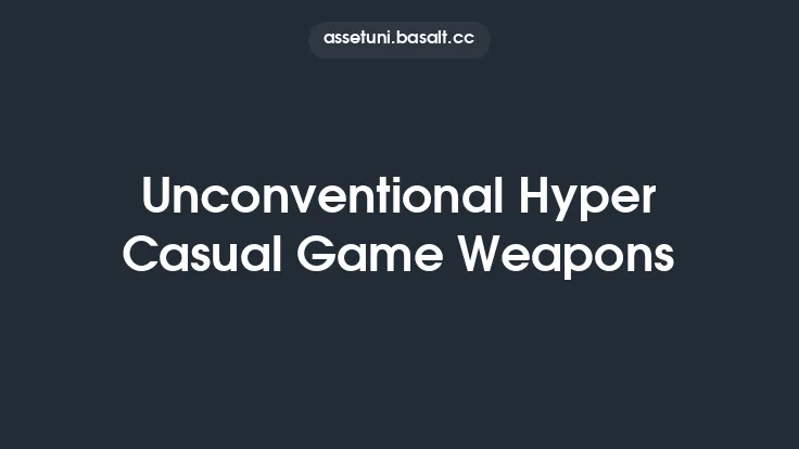 Unconventional Hyper Casual Game Weapons Thumbnail