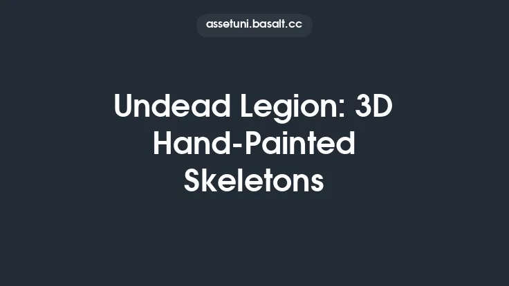 Undead Legion: 3D Hand-Painted Skeletons Thumbnail