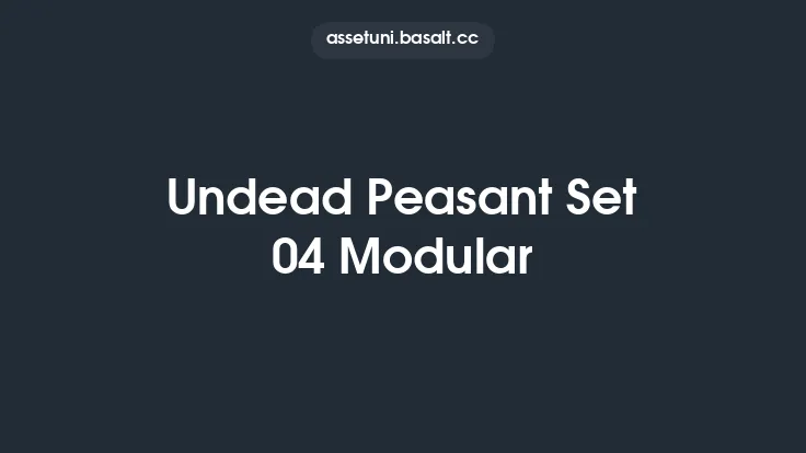 Undead Peasant Set 04 Modular Thumbnail