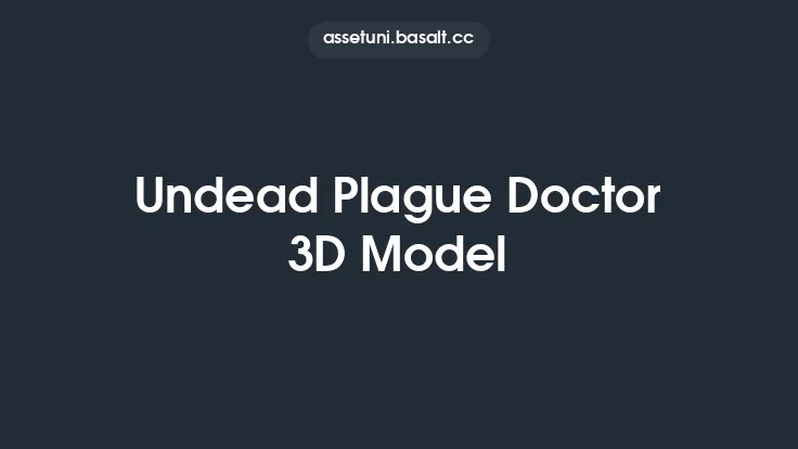 Undead Plague Doctor 3D Model Thumbnail