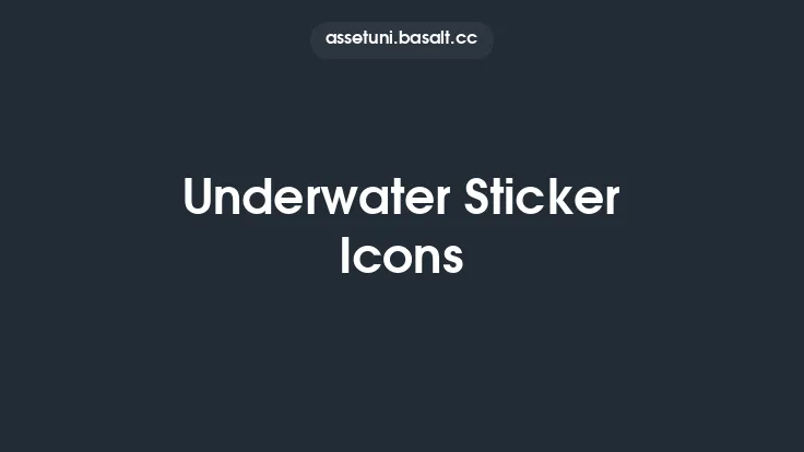 Underwater Sticker Icons Thumbnail