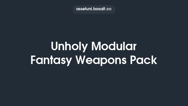Unholy Modular Fantasy Weapons Pack Thumbnail