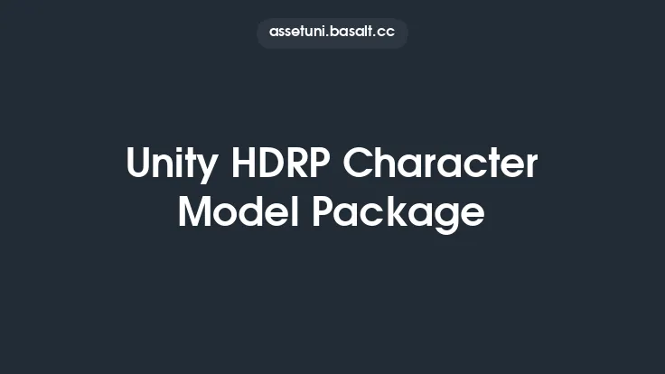 Unity HDRP Character Model Package Thumbnail