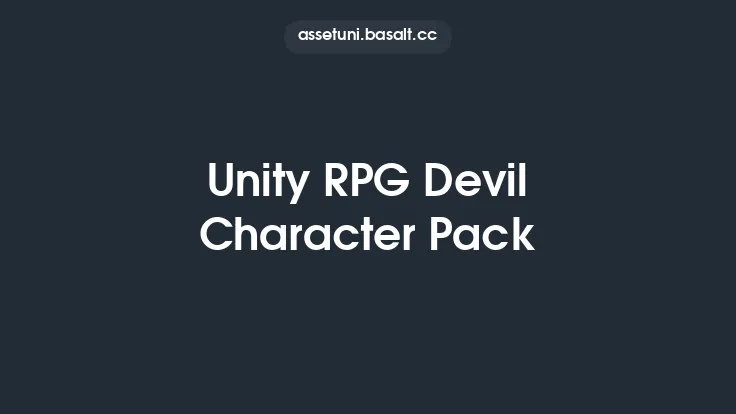 Unity RPG Devil Character Pack Thumbnail