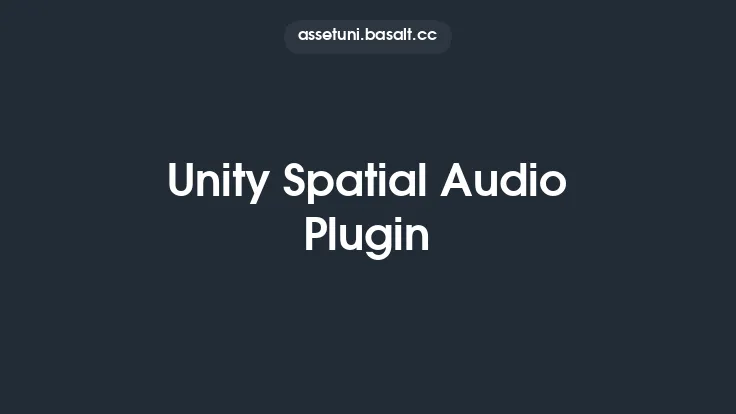 Unity Spatial Audio Plugin Thumbnail