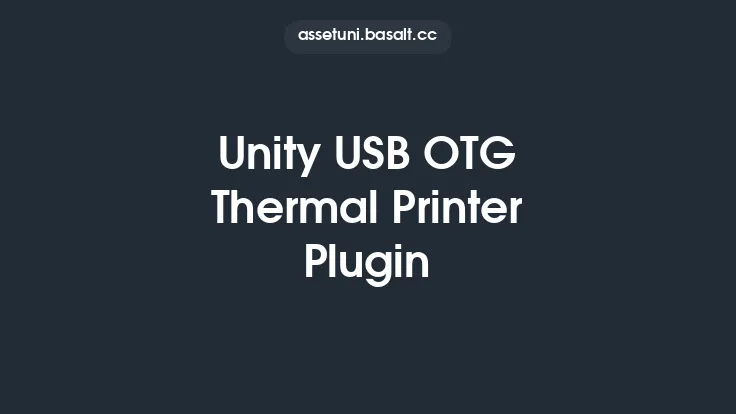 Unity USB OTG Thermal Printer Plugin Thumbnail