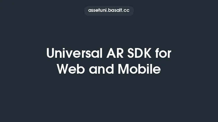 Universal AR SDK for Web and Mobile Thumbnail