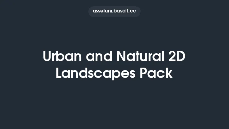 Urban and Natural 2D Landscapes Pack Thumbnail