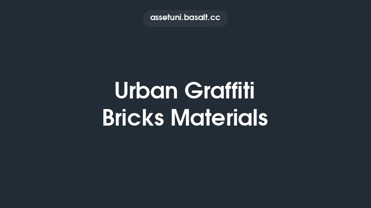 Urban Graffiti Bricks Materials Thumbnail