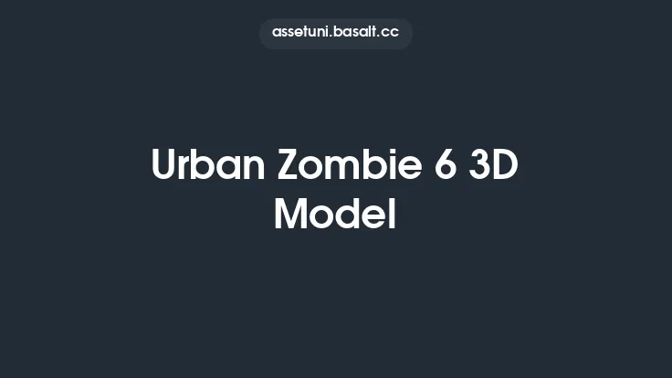 Urban Zombie 6 3D Model Thumbnail