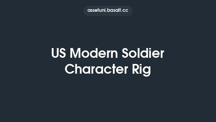 US Modern Soldier Character Rig Thumbnail