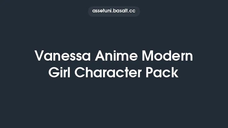 Vanessa Anime Modern Girl Character Pack Thumbnail