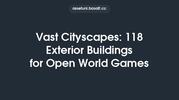 Vast Cityscapes: 118 Exterior Buildings for Open World Games Thumbnail