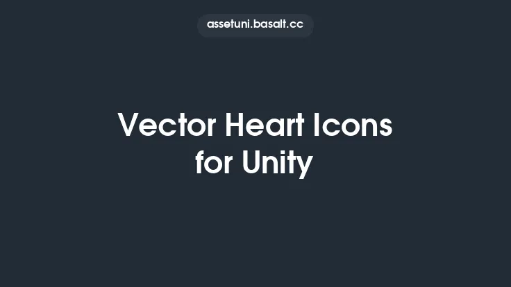 Vector Heart Icons for Unity Thumbnail
