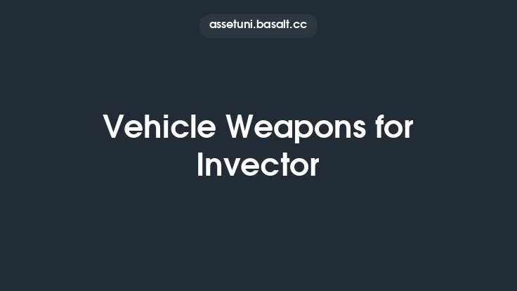Vehicle Weapons for Invector Thumbnail