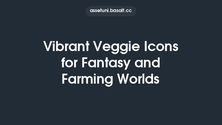 Vibrant Veggie Icons for Fantasy and Farming Worlds Thumbnail