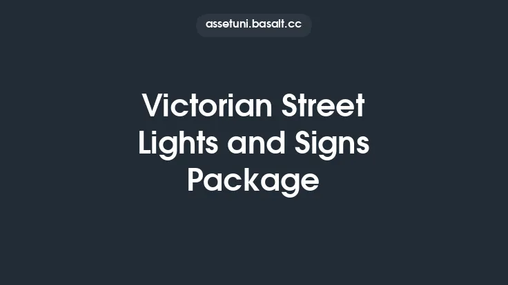 Victorian Street Lights and Signs Package Thumbnail