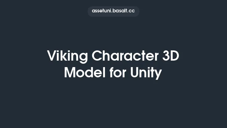 Viking Character 3D Model for Unity Thumbnail