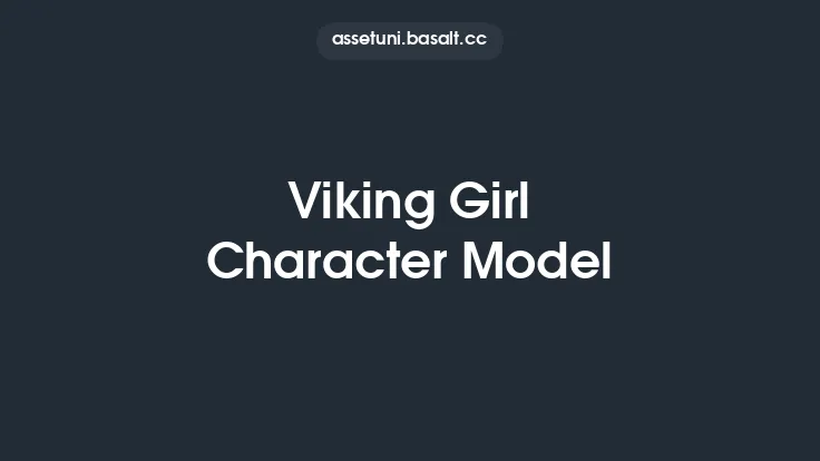 Viking Girl Character Model Thumbnail