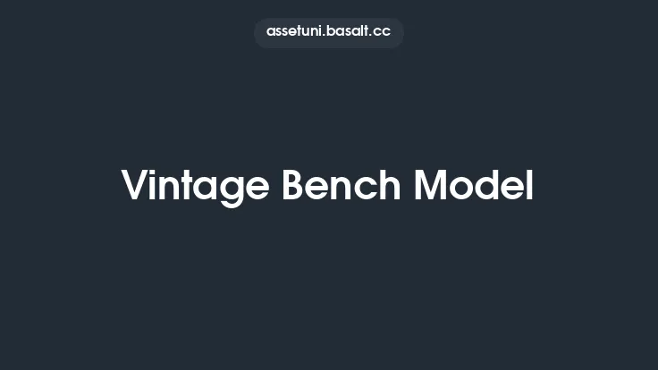 Vintage Bench Model Thumbnail