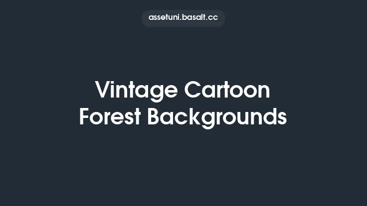 Vintage Cartoon Forest Backgrounds Thumbnail