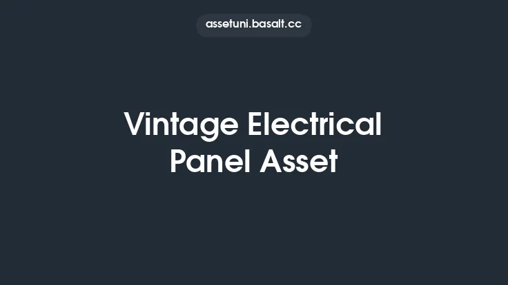 Vintage Electrical Panel Asset Thumbnail