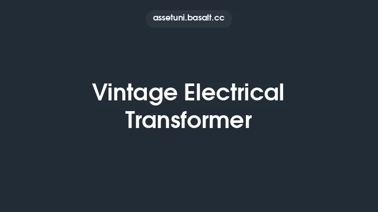 Vintage Electrical Transformer Thumbnail