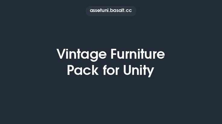 Vintage Furniture Pack for Unity Thumbnail