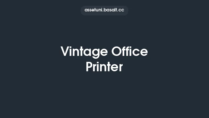 Vintage Office Printer Thumbnail