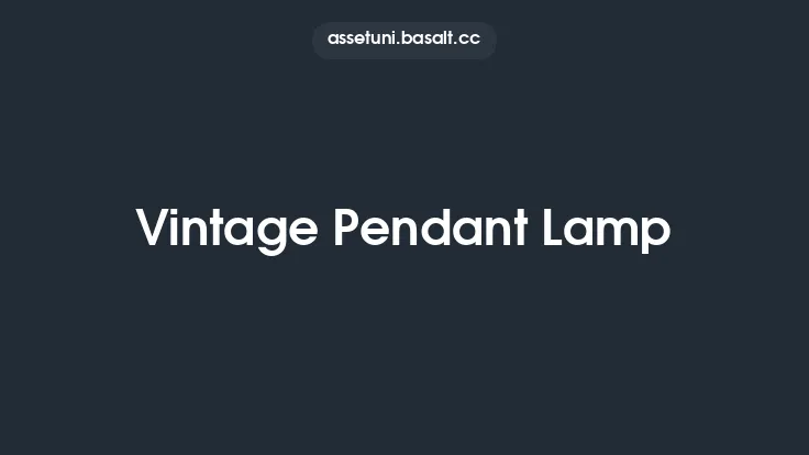 Vintage Pendant Lamp Thumbnail