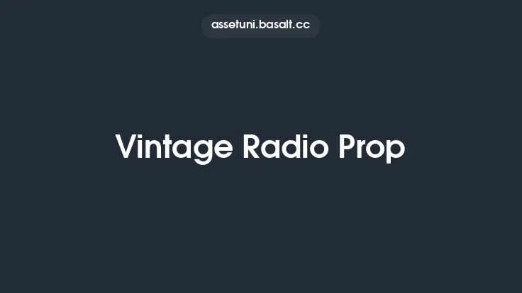 Vintage Radio Prop Thumbnail