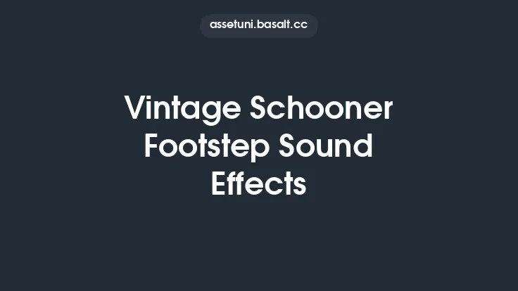 Vintage Schooner Footstep Sound Effects Thumbnail
