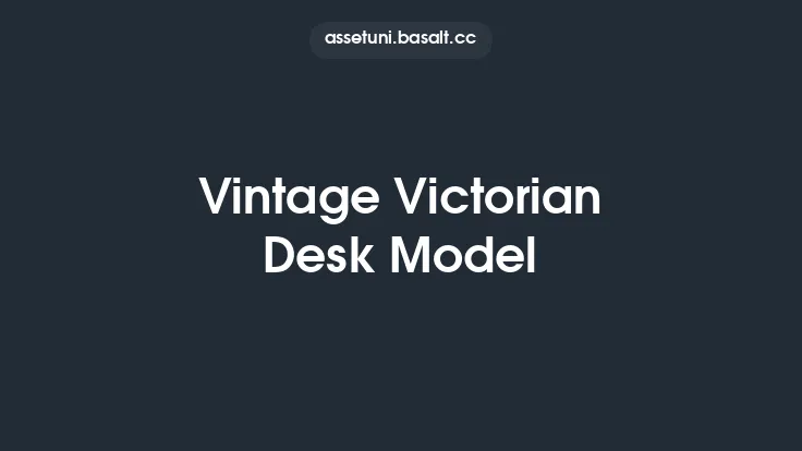 Vintage Victorian Desk Model Thumbnail