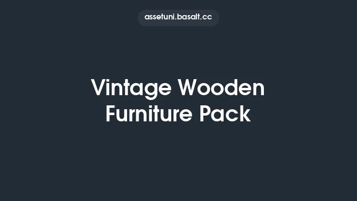 Vintage Wooden Furniture Pack Thumbnail