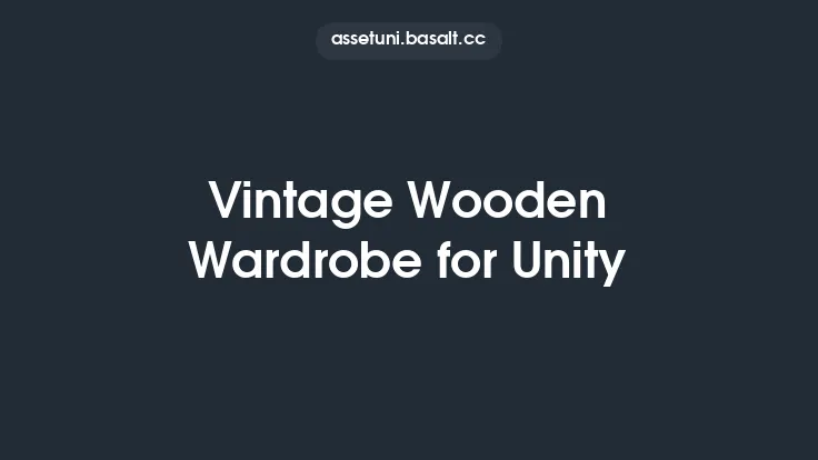 Vintage Wooden Wardrobe for Unity Thumbnail