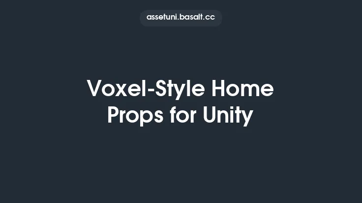 Voxel-Style Home Props for Unity Thumbnail