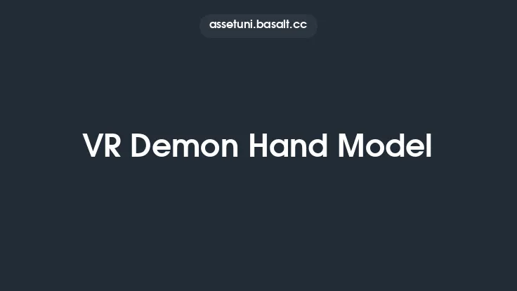 VR Demon Hand Model Thumbnail