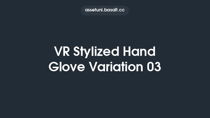VR Stylized Hand Glove Variation 03 Thumbnail