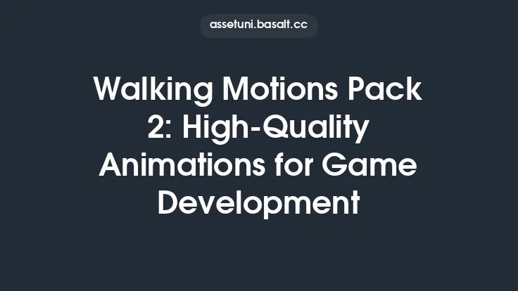 Walking Motions Pack 2: High-Quality Animations for Game Development Thumbnail