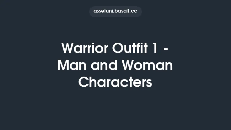 Warrior Outfit 1 - Man and Woman Characters Thumbnail