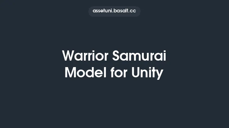 Warrior Samurai Model for Unity Thumbnail