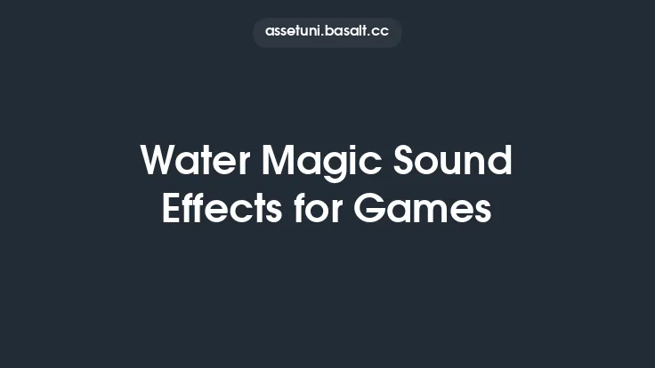 Water Magic Sound Effects for Games Thumbnail