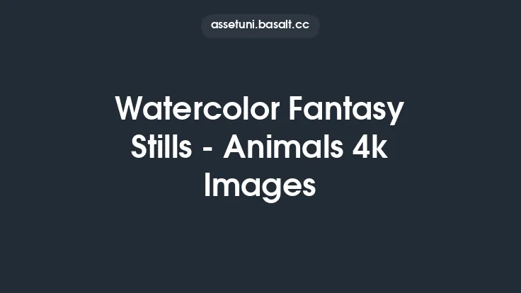 Watercolor Fantasy Stills - Animals 4k Images Thumbnail