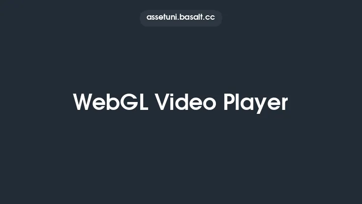 WebGL Video Player Thumbnail